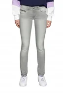 Spodnie damskie - Pepe Jeans Fioletowe Jeansy Damskie 24/32 P9D - miniaturka - grafika 1