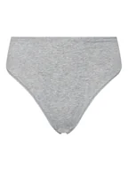 Majtki damskie - Hunkemöller Figi klasyczne z wysokim stanem 302033 Szary - miniaturka - grafika 1