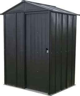 vidaXL Spacemaker Metalowa szopa na narzędzia 54 Szary 122x151x198cm - Altany ogrodowe - miniaturka - grafika 1