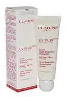 Kremy do twarzy - Clarins UV Plus Anti-Pollution Multi-Protection Moisturizing Screen nawilżający fluid ochronny o działaniu nawilżającym 50 ml - miniaturka - grafika 1