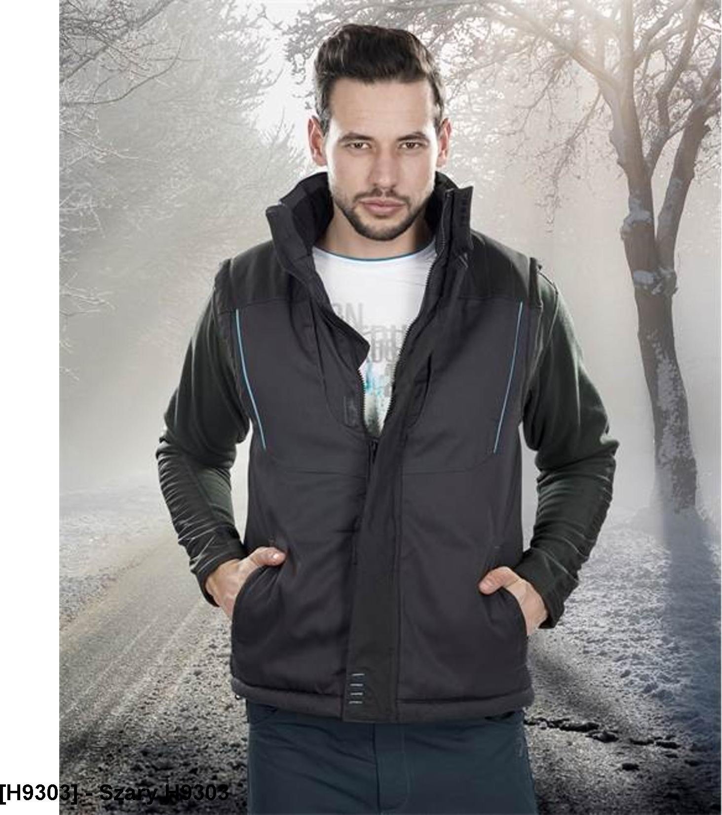 Ardon ARDON 4TECH - kamizelka zimowa - Szary H9303 M