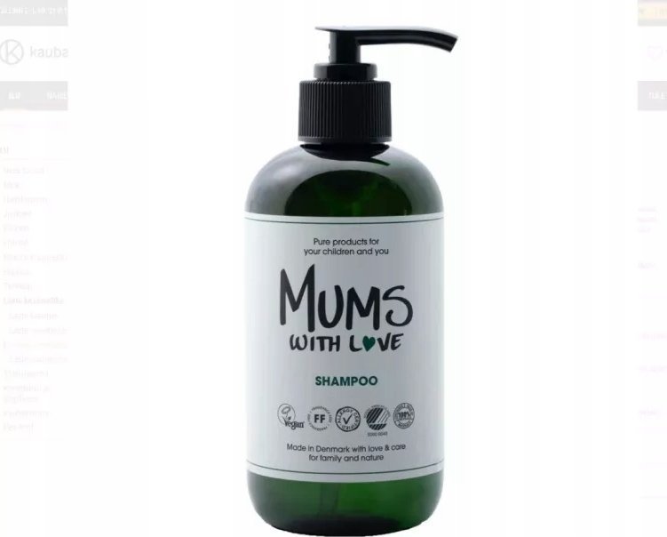 Mums With Love, Mums With Love, Hair Shampoo, For Regeneration, 250 ml For Women