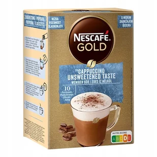 Nescafe Gold Cappuccino Mniej Cukru z Niemiec - Kawa w kapsułkach i saszetkach - miniaturka - grafika 1