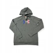 Bluzy męskie - Wciągana bluza męska z kapturem Under Armour L - miniaturka - grafika 1