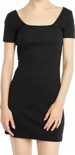 SUKIENKA PUMA CLASSICS RIBBED DRESS CZARNA ROZM. M - Sukienki - miniaturka - grafika 1