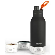 Sprzęt podróżny i transportery dla psów - Butelka ASOBU Buddy Czarny - miniaturka - grafika 1