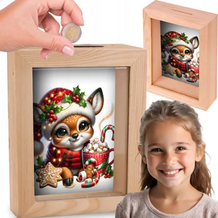 SKARBONKA DREWNIANA IMIĘ RENIFERKI RUDOLF PREZENT MIKOŁAJ ŚWIĘTA MIKOŁAJ - Skarbonki SKARBONKA DREWNIANA IMIĘ RENIFERKI RUDOLF PREZENT MIKOŁAJ ŚWIĘTA MIKOŁAJ - Skarbonki - miniaturka - grafika 1