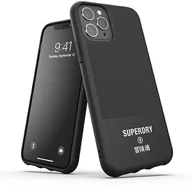 Etui i futerały do telefonów - SuperDry Moulded Canvas iPhone 11 Pro Case czarny/black 41548 - miniaturka - grafika 1