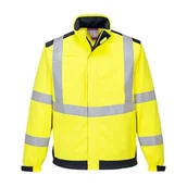 Odzież robocza - PORTWEST MV72 SOFTSHELL MODAFLAME MULTI NORM ARC; ŻÓŁTY/GRANATOWY - miniaturka - grafika 1