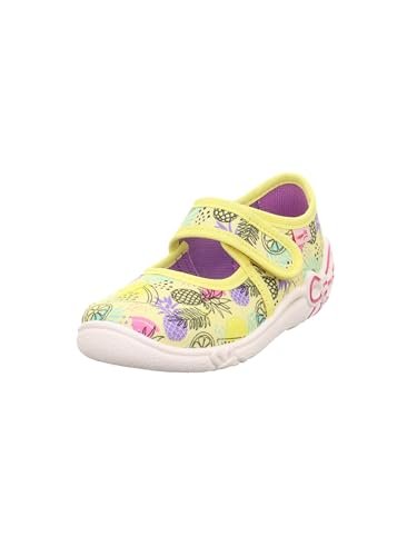 Superfit Dziewczęce kapcie Belinda, Żółty, wielokolorowy 6040, 23 EU