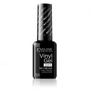 Odżywki do paznokci - Eveline Vinyl Gel winylowy lakier do paznokci+top coat 2w1 211 12ml - miniaturka - grafika 1