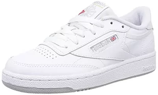 Reebok Męskie sneakersy Club C 85, FTWR białe/FTWR białe/czyste szare 3, rozmiar 13 UK, Ftwr Biały Ftwr Biały Czysty szary 3, 48.5 EU - Sneakersy męskie - miniaturka - grafika 1