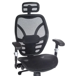Fotel ergonomiczny CorpoComfort BX-4036 Czarny - Krzesła i taborety kosmetyczne - miniaturka - grafika 2