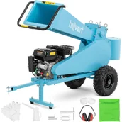 Łuparki do drewna - Hillvert rębak spalinowy do gałęzi krzewów śr. 7 cm 7 KM  - miniaturka - grafika 1