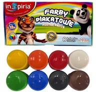 Farby i media malarskie - Farby Plakatowe Plakatówki Farby Dla Dzieci 8 Szt. - miniaturka - grafika 1
