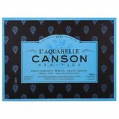 Papier do drukarek - Canson Héritage blok akwarelowy klejony, 26 x 36 cm, 20 arkuszy, 300 g/m, grube ziarno 100720012 - miniaturka - grafika 1