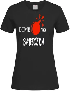 Koszulka z nadrukiem Dla Babci " Bombowa Babeczka " - Dzień Babci i Dzień Dziadka - miniaturka - grafika 1