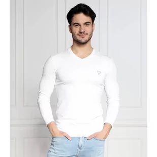 GUESS Longsleeve | Skinny fit - Koszulki męskie - miniaturka - grafika 1