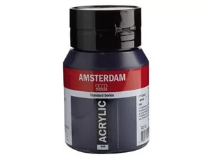 Talens Amsterdam, farba akrylowa, 500 ml, Błękit pruski, ftalowy - Przybory szkolne - miniaturka - grafika 2