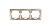 Klawisze i ramki - Simon Ramka Basic 3x BMR3/29 satynowy - miniaturka - grafika 1