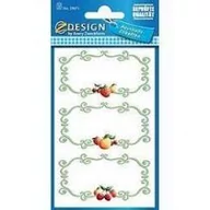 Książki kucharskie - Avery Zweckform praca zbiorowa Naklejki na przetwory, owoce 5 - miniaturka - grafika 1