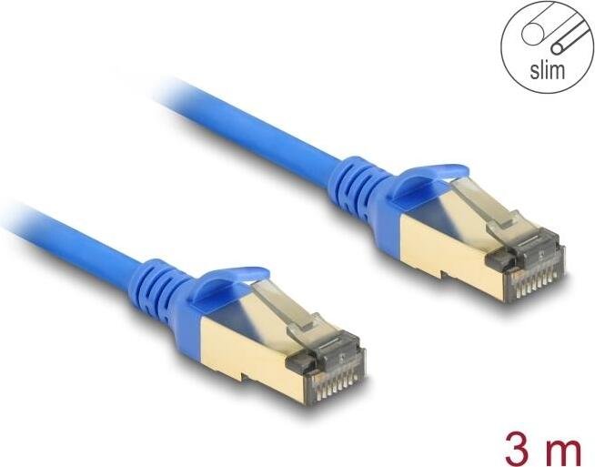 DeLOCK 80335 Kabel sieciowy niebieski 3 m Cat8.1 F/FTP (FFTP) (80335)