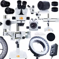 Mikroskopy i lupy - Rosfix Mikroskop Trinokularowy Jupiter Pro Msjp-T-Sdms1+56Xled Oświetlacz - miniaturka - grafika 1