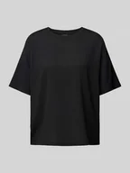 Koszulki i topy damskie - T-shirt z fakturowanym wzorem model ‘LUNA’ - miniaturka - grafika 1