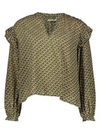 Bluzki damskie - Pepe Jeans Bluzka w kolorze granatowo-żółtym - miniaturka - grafika 1