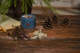 Świeca konopna - intuicja i kreatywność - Świece - miniaturka - grafika 1