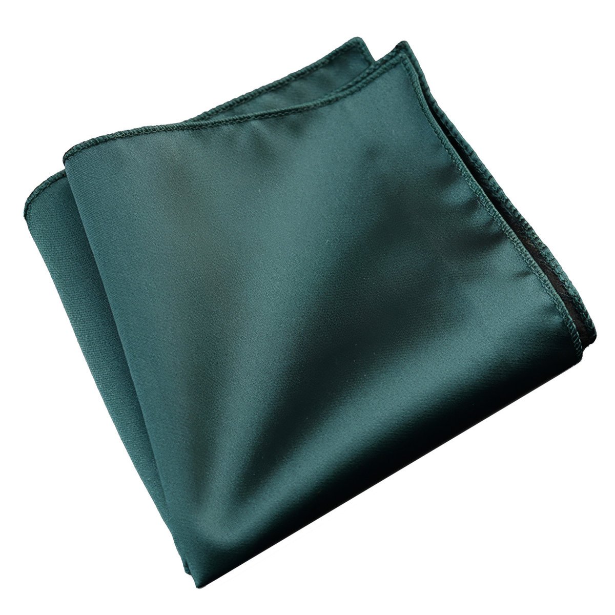 Poszetka męska gładka - zielona