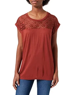 Only Kobiety Mix Top Noos Bluzka, Bordowy, XS - Bluzki damskie - miniaturka - grafika 1
