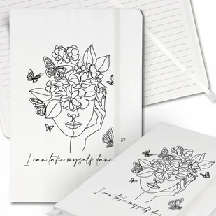 Notes Biały A5 Notatnik Dziennik z Gumką w Linię MINIMALIST Wiele Wzorów - Notesy i bloczki Notes Biały A5 Notatnik Dziennik z Gumką w Linię MINIMALIST Wiele Wzorów - Notesy i bloczki - miniaturka - grafika 1