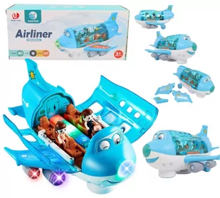 Samolot ROZKŁADANY transparent INTERAKTYWNY MEGADIDI - Samoloty i helikoptery - miniaturka - grafika 1