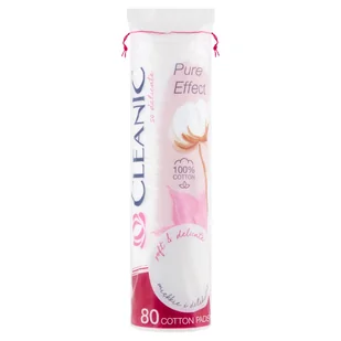 Cleanic Harper Hygenics Pure Effect Soft Touch Płatki kosmetyczne 80 sztuk - Waciki, płatki i patyczki kosmetyczne - miniaturka - grafika 4