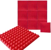 Inne akcesoria studyjne - DNA AM2 RD panel akustyczny zestaw 10 szt. czerwon - miniaturka - grafika 1