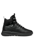 Botki damskie - Geox Trapery D Pg1X B Abx D46VRB 08522 C9999 Czarny - miniaturka - grafika 1