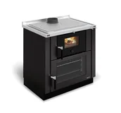 Kuchnie węglowe - LaNordica Kuchnia Verona XXL Anthracite Black 7,0 kW - miniaturka - grafika 1