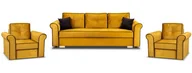 Komplety wypoczynkowe - Zestaw Wypoczynkowy do Salonu Merida Sofa + 2x Fotele - miniaturka - grafika 1