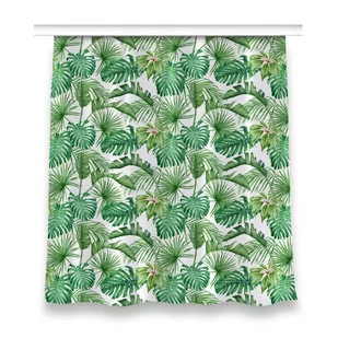 Zasłona do pokoju dekor 150x160 Palma i Monstera, Fabricsy - Zasłony Zasłona do pokoju dekor 150x160 Palma i Monstera, Fabricsy - Zasłony - miniaturka - grafika 1