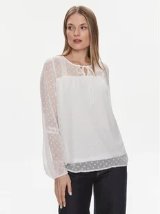 Vila Bluzka Edee 14079577 Biały Regular Fit - Bluzki damskie - miniaturka - grafika 1