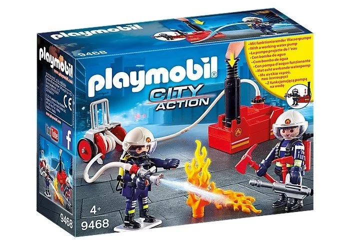 Playmobil City Action Strażnicy z gaśnica 9468