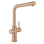 Baterie kuchenne - Grohe Blue zestaw startowy z baterią kuchenną mosiądz/miedź 31454DL1 - miniaturka - grafika 1