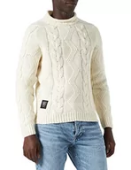 Kurtki męskie - Wrangler Antifit Sherpa kurtka męska, Moon Shine, 3XL - miniaturka - grafika 1