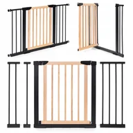 Zabezpieczenia dla dzieci - BRAMKA BARIERKA ZABEZPIECZAJĄCA 74-100 CM NA SCHODY I DRZWI METAL DREWNO DO - miniaturka - grafika 1