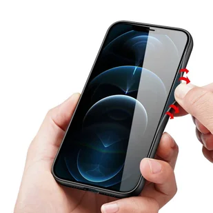Dux Ducis Fino etui pokrowiec pokryty nylonowym materiałem iPhone 12 Pro / iPhone 12 szary - Etui i futerały do telefonów - miniaturka - grafika 8