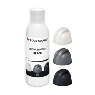 Food Colours masło kakaowe czarny black 100g - Dodatki do ciast w proszku - miniaturka - grafika 1