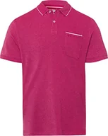 Koszulki męskie - BRAX Męska koszulka polo Paddy PIQUÉ w sportowym stylu dwukolorowym, z witaminami, XL, witaminy, XL - miniaturka - grafika 1