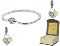 Bransoletki - Bransoletka 20cm do CHARMS + dedykacja B119 - miniaturka - grafika 1