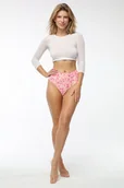 Majtki damskie - Figi Rose Flakes Brasil Maxi - miniaturka - grafika 1